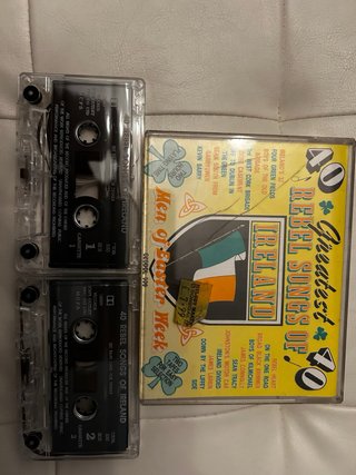 2 musicassette canzoni tradizionali Irlanda