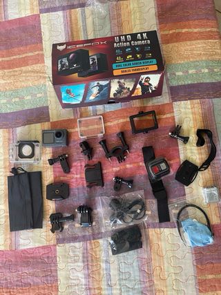 Action cam icefox con vari accessori