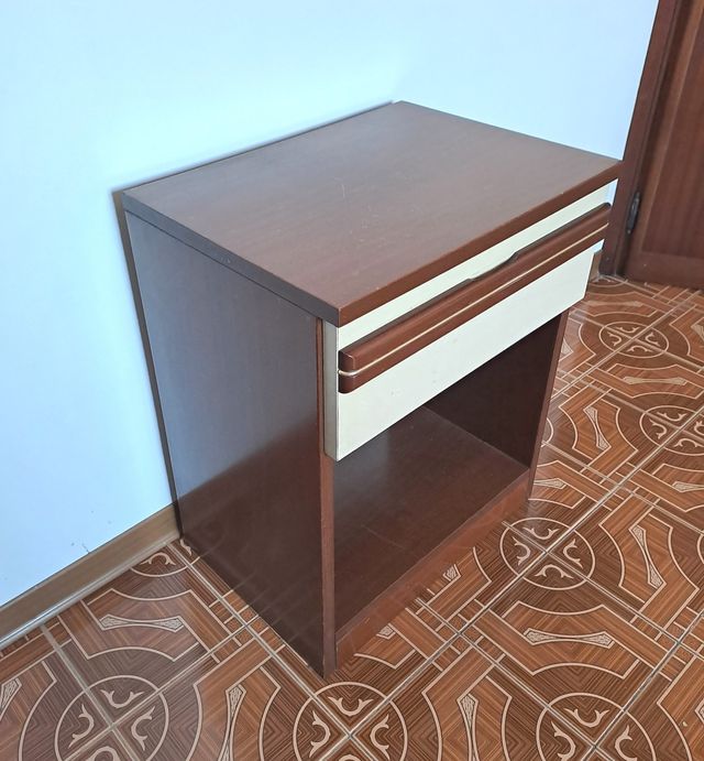 Comodino Cassettiera Comò da Letto in Legno