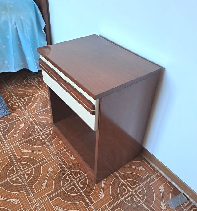 Comodino Cassettiera Comò da Letto in Legno