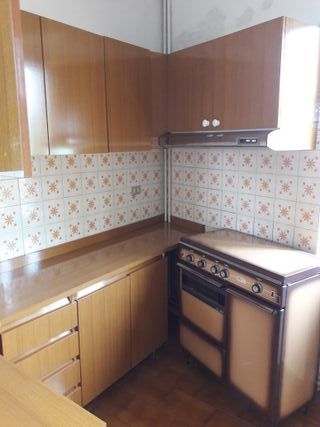 Cucina a Doppio Angolo, Armadio Angolare, Pensili