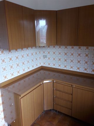 Cucina a Doppio Angolo, Armadio Angolare, Pensili