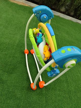 Hamaca tipo columpio para bebé.