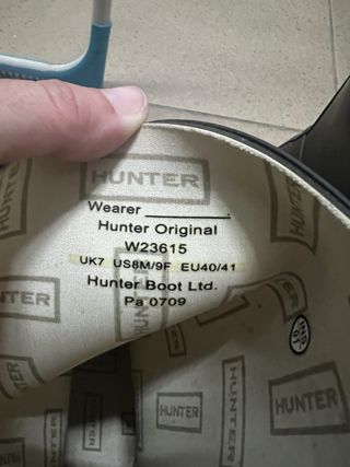 Botas Hunter