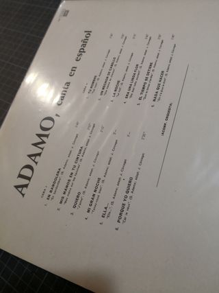Adamo vinilo