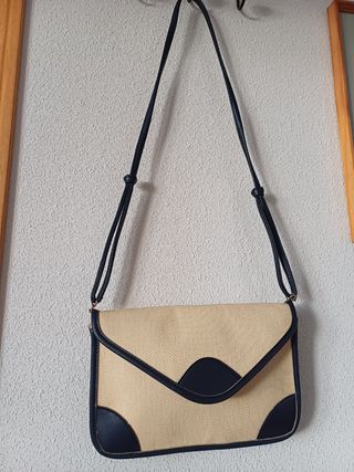 Bolso bandolera rafia