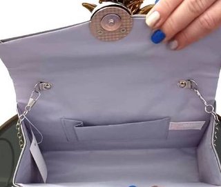 Bolso de Mano Fiesta para Mujer Plata Silver