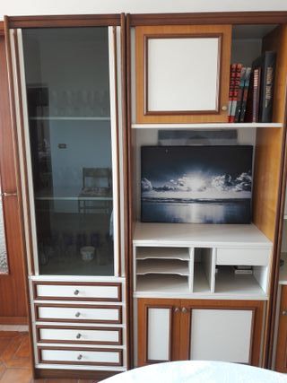 Mobili Arredamento Soggiorno, Parete Lineare 290cm