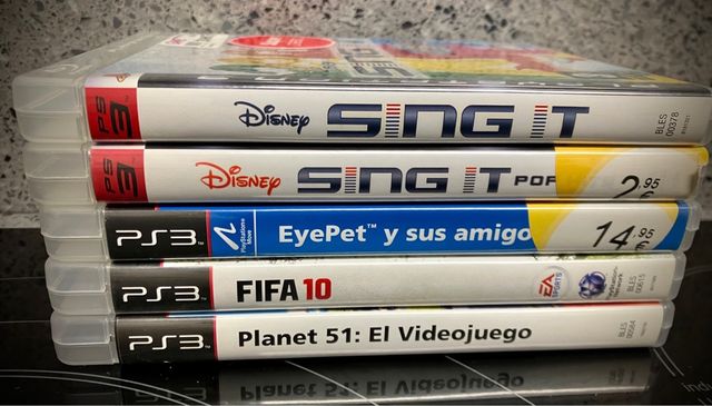Lote pack 5 juegos PS3