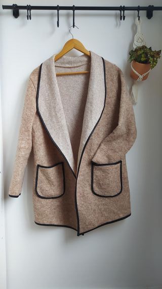 Abrigo fino lana