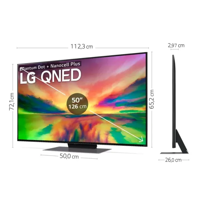Smart TV LG 50QNED826RE Televisore 50" QNED 4K UHD