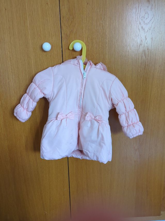chaqueta infantil rosa 74 cm