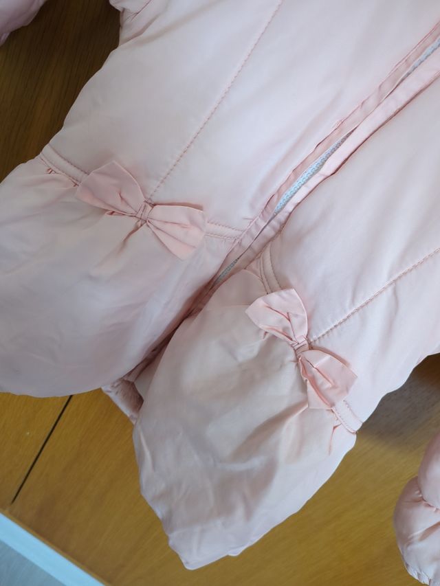 chaqueta infantil rosa 74 cm