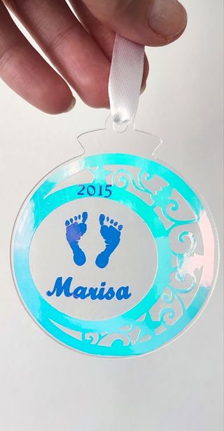 Bola personalizada Navidad Bebé, niño