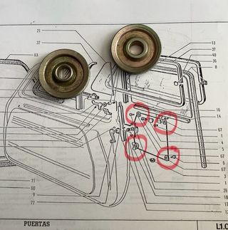 Seat 600 Poleas Elevalunas