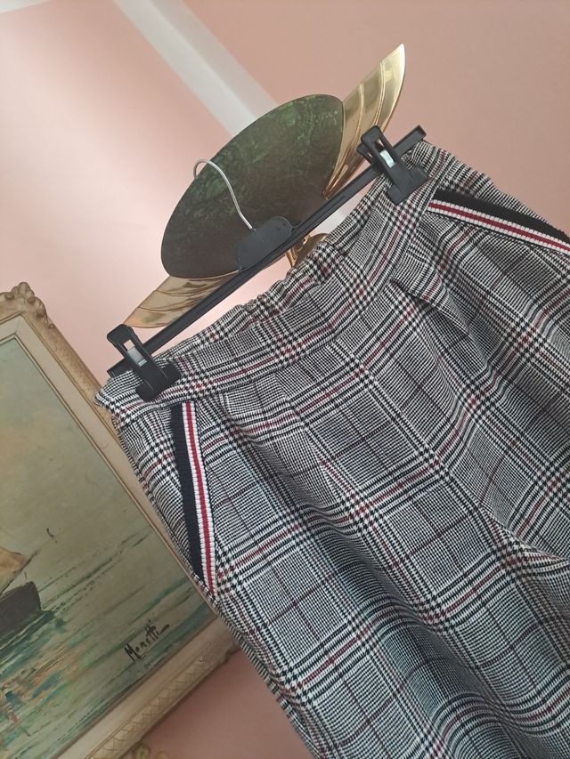 Pantalone donna quadri