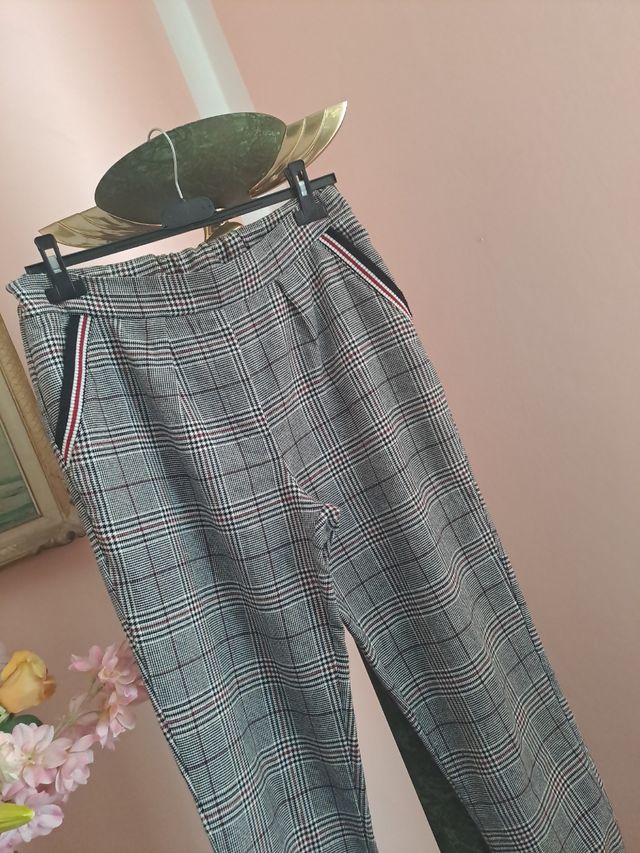 Pantalone donna quadri