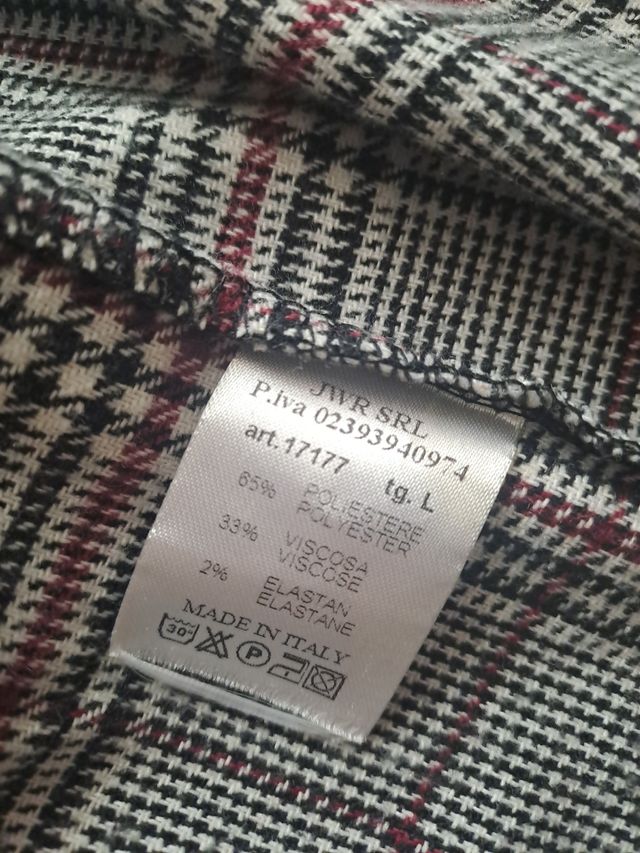 Pantalone donna quadri