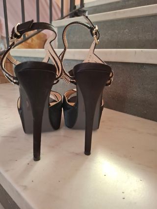 Tacchi neri tulipano numero 37