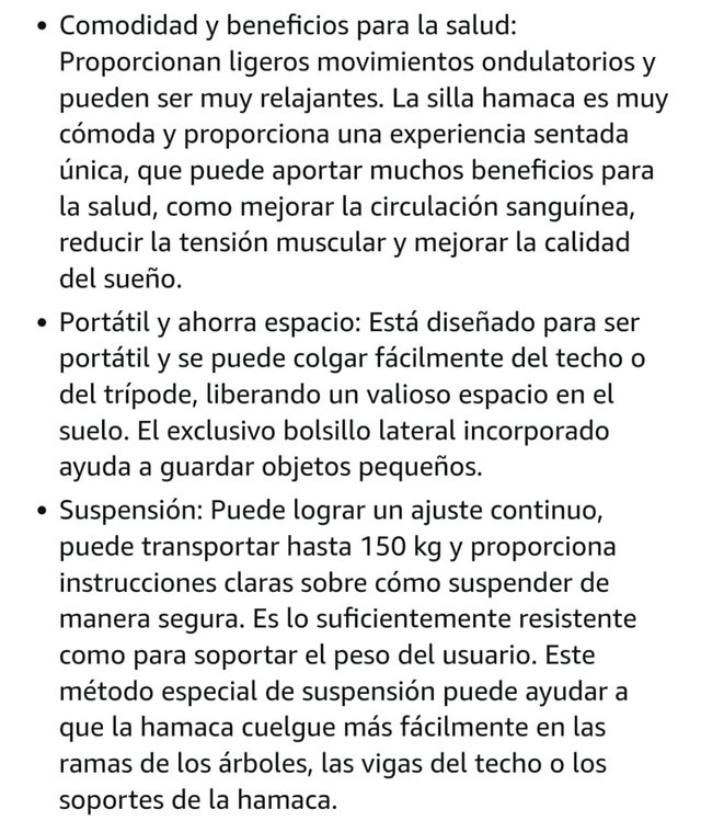 🆕 Hamaca Colgante Beige