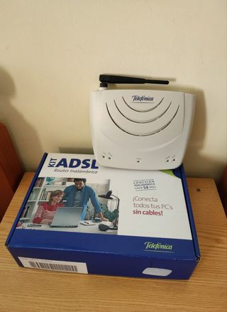 Kit adsl router inalámbrico telefonica