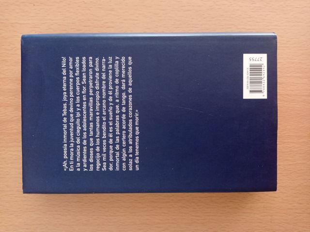 El arpista ciego: una fantasía del reinado de Tutankamón