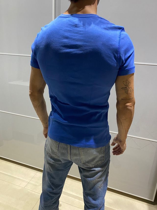 Camiseta hombre azul g-star talla M