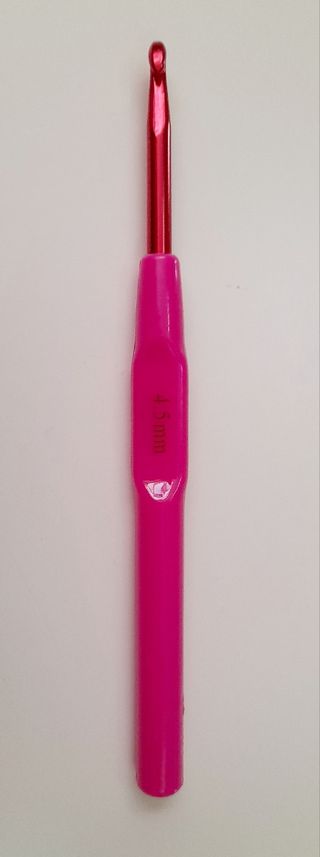 Uncinetto 6 misure plastica alluminio