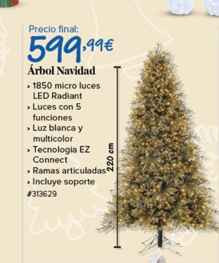 Árbol de Navidad. Costco