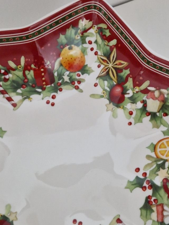 Villeroy & Boch cuenco estrella a pie 27x12 cm