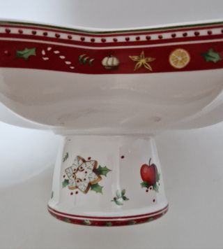 Villeroy & Boch cuenco estrella a pie 27x12 cm