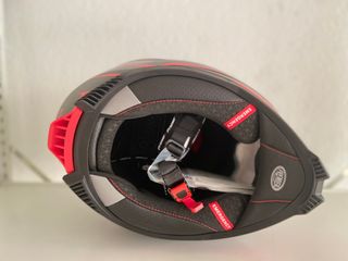 Casco moto premier rojo con etiqueta a estrenar