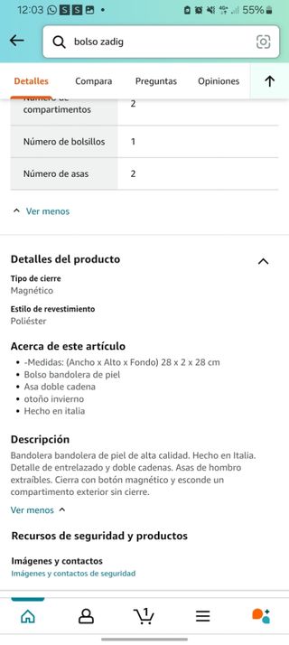 Bolso de cuero