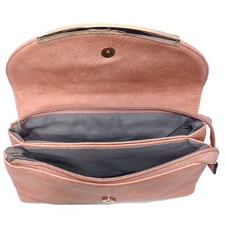 Bolso de Mano para Mujer Multifuncional Rosa Nude
