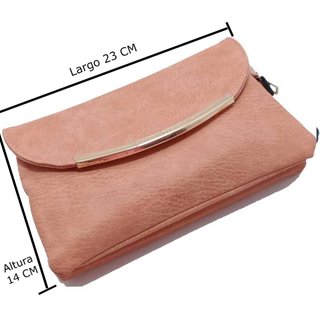 Bolso de Mano para Mujer Multifuncional Rosa Nude