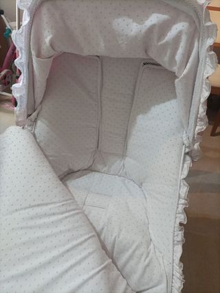 Funda con saco ,capota y bolso bebé 