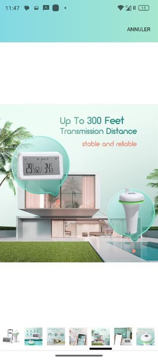 Inkbird termómetro piscinas