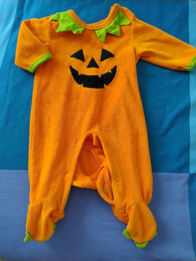 Disfraz calabaza 2 meses