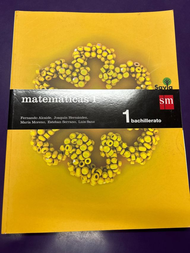 Matemáticas I. 1 Bachillerato. Savia