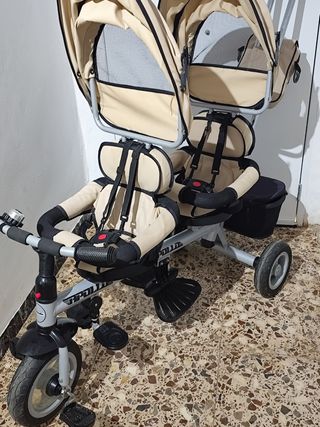 triciclo gemelar bebe 