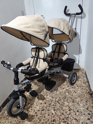 triciclo gemelar bebe 