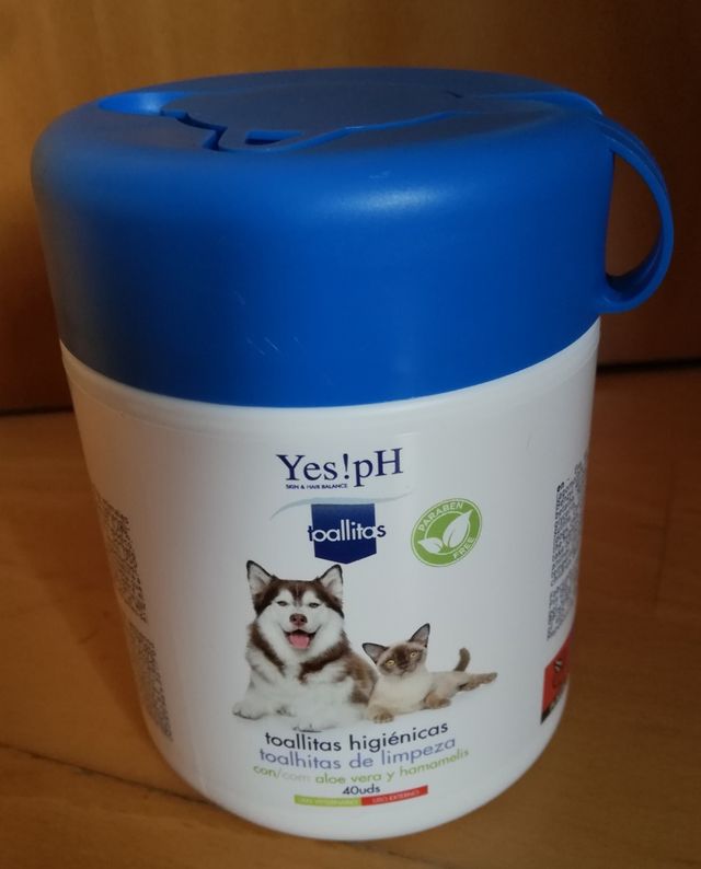 Toallitas limpiadoras para mascotas