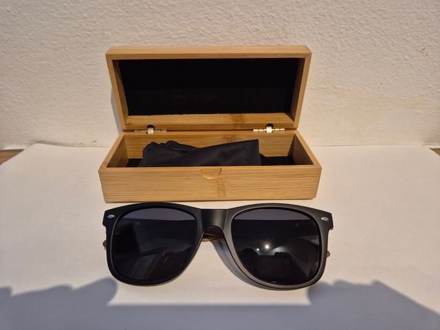 GOWOOD Occhiali da sole in legno di noce