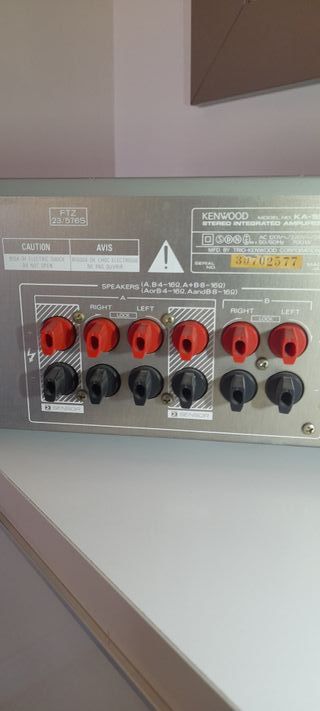 Equipo de música Kenwood 400W rms