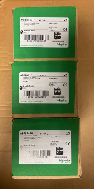 Interruptor automático magnetotérmico iC60H 4P 10A