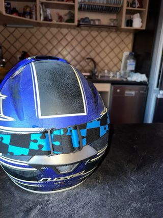 Casco de moto para niño