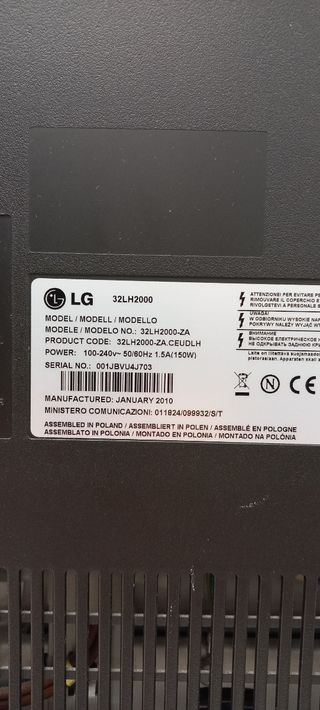 Tele televisión  televisor LG 32 pulgadas