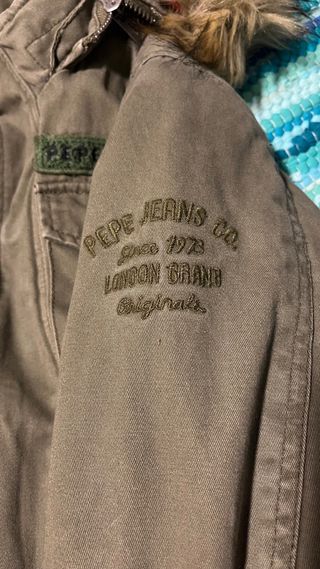 Chaqueta niño verde militar