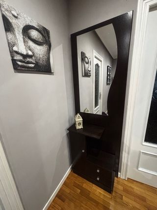 Recibidor mueble auxiliar espejo
