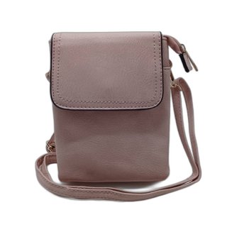 Bolso Pequeño para Móvil Mujer Rosa Nude